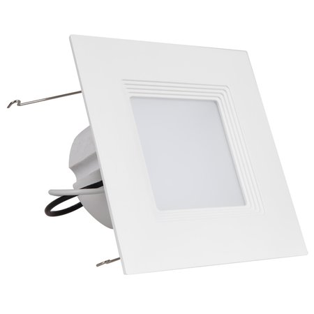 WESTGATE LED SQUARE DOWNLIGHT, CRI90, 9W, 700 LUMENS, DIMMABLE, 5000K, E26 ADAPTER INCLUDED, WET LOC SDL6-BF-30K